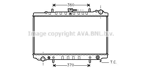 AVA QUALITY COOLING Радиатор, охлаждение двигателя DN2126